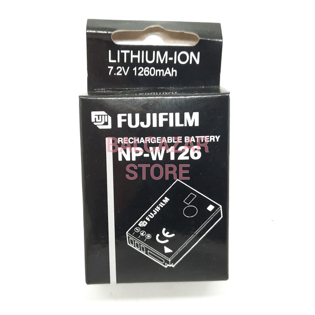 BATERAI BATTERY KAMERA FUJIFILM MIRRORLESS NP-W126 NP-W126S XA2 XA3 XA5 XA7 XT1 XT10 XT20 XM1