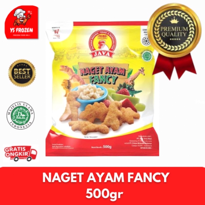 

NUGGET AYAM FANCY DINO 500gr / Frozen Food / YS Frozen Food / Frozen Food Palembang