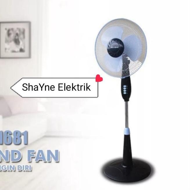 ✪ KIPAS ANGIN BERDIRI WELHOME WH--681 16 INCHI  -  STAND FAN WELHOME MURAH ◘