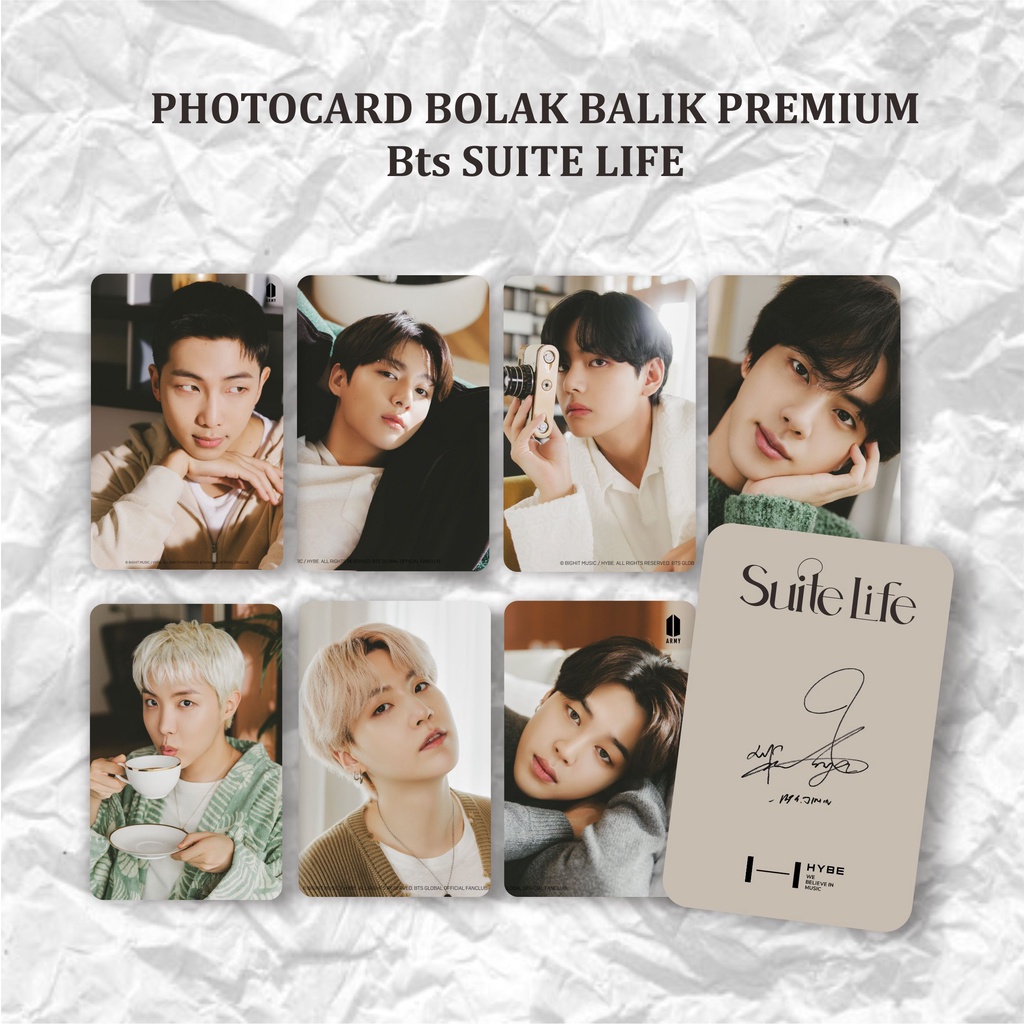 PC PREMIUM BTS Photocard cookierun  SUIT LIFE satuan