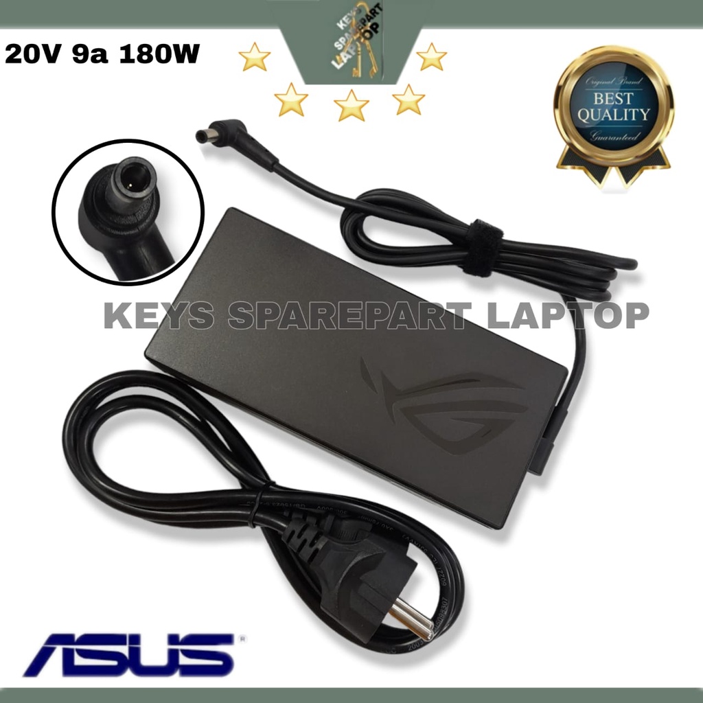 ADAPTOR CHARGER CASAN LAPTOP ASUS A20-180P1A ADP-180TB H 9.0a 20v 180W ROG TUF GAMING 6.0 3.7