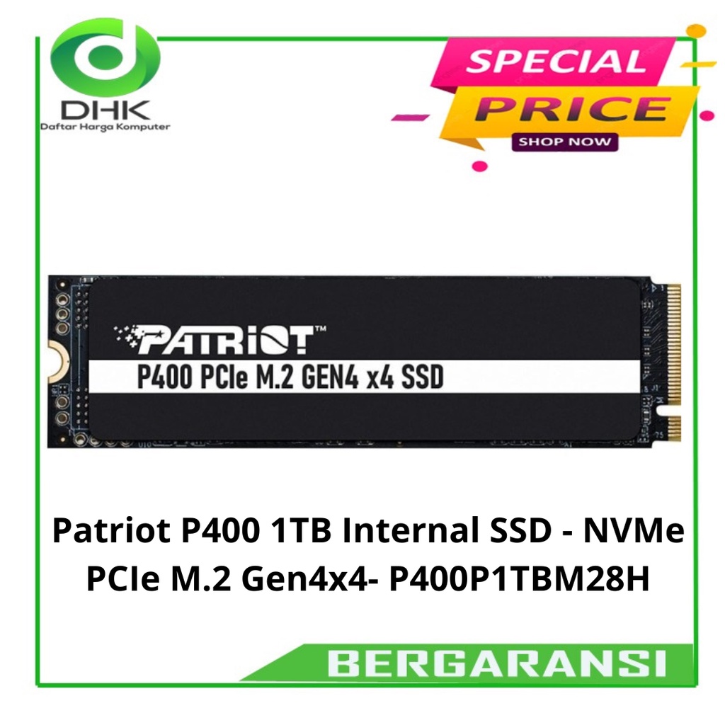 Patriot P400 1TB Internal SSD - NVMe PCIe M.2 Gen4x4- P400P1TBM28H