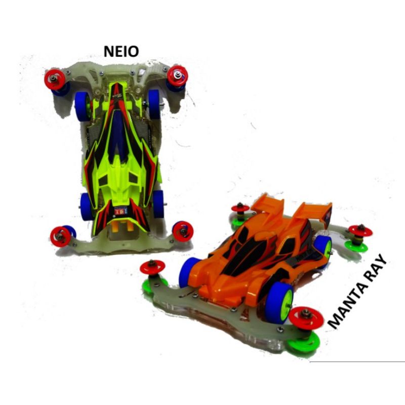 Tamiya Aoda mini 4wd  sasis trasparan