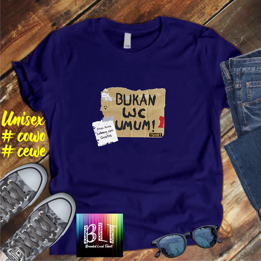 Cod Diskon Promo Gratis Ongkir/Kaos dtf BUKAN WC UMUM/Kaos Terlaris Kualitas Terjamin Kaos Pria Distro /Kaos Murah Kaos katun/Pakaian Pria  Pakaian Wanita Kaos Viral/Best Seller