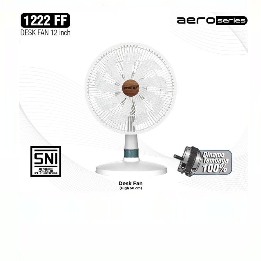 MITOCHIBA Kipas Angin Meja/Lantai - Floor/Desk Fan - AeroSeries 1222FF