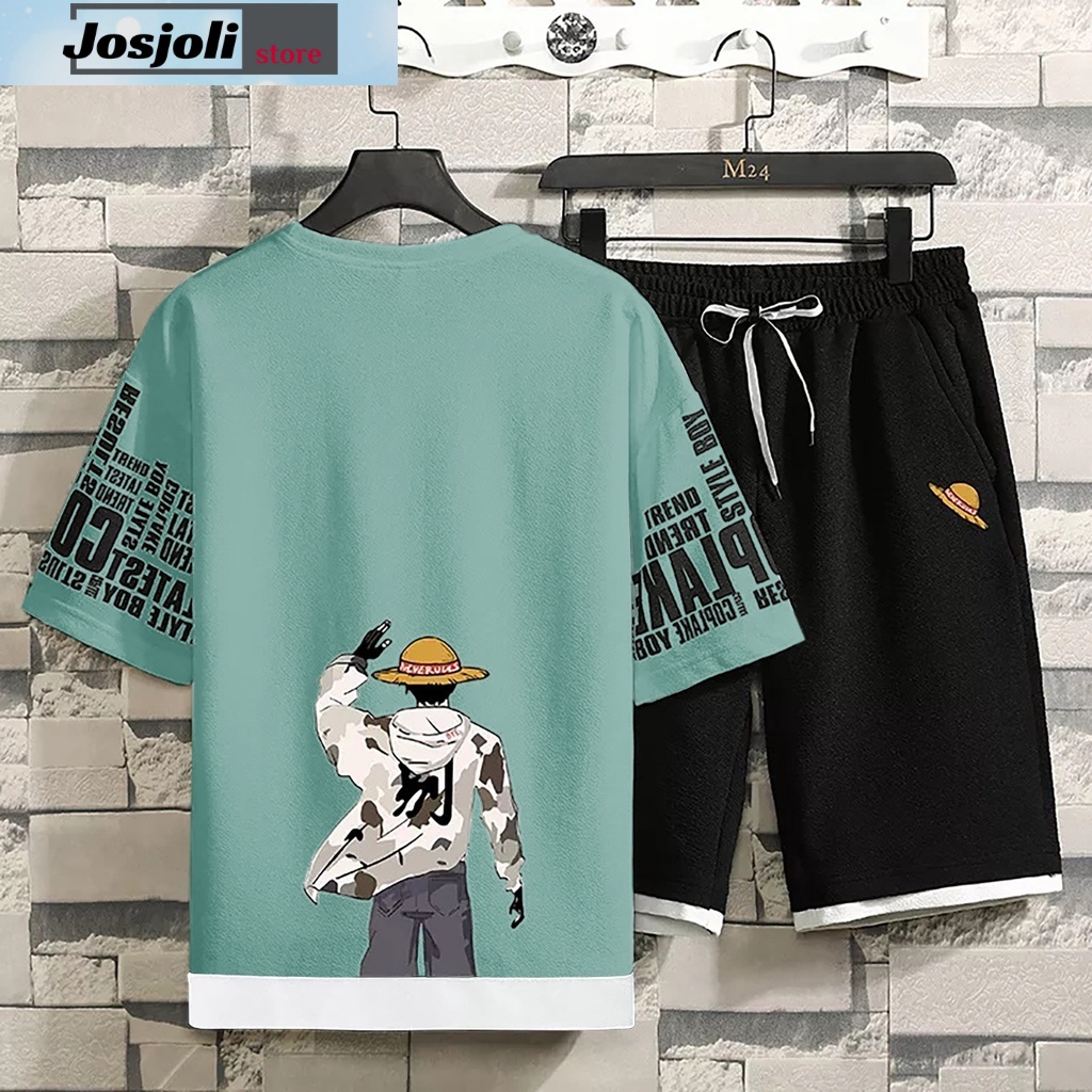 JOSJOLI_STORE/Stelan Neverulas/Satu Stel Atasan dan Bawahan Pria Dewasa/L XL