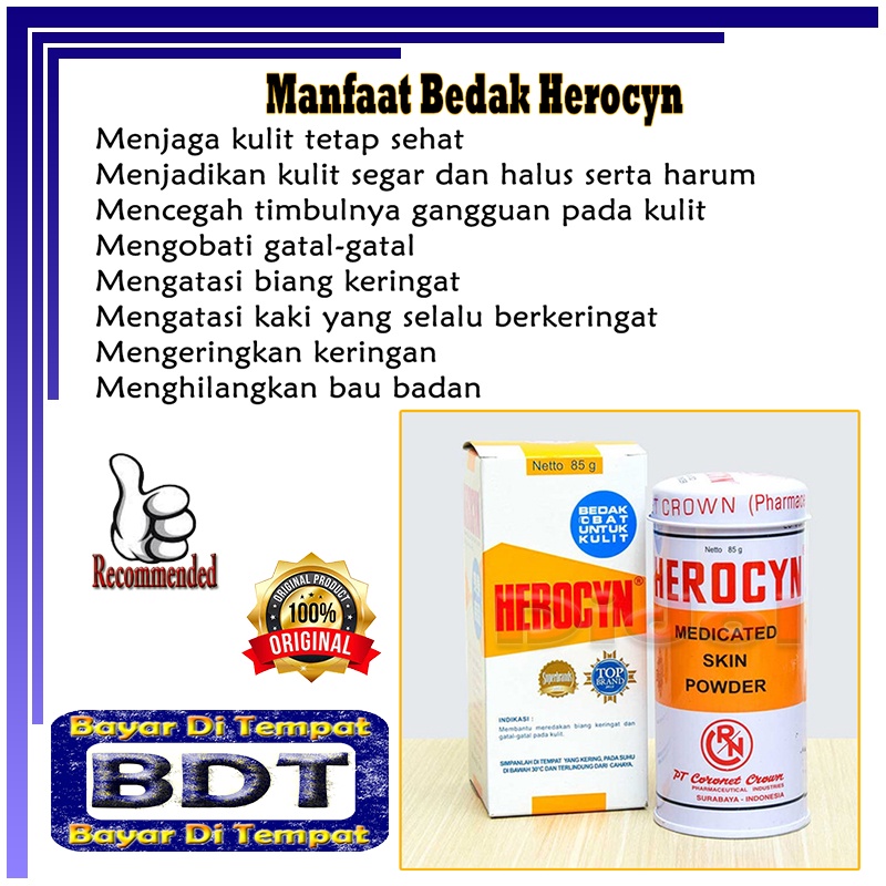 Bedak Herocyn Salicyl Gatal Membantu Meredakan Biang Keringat Bedak Kulit Mengobati Gatal Gatal Dan 