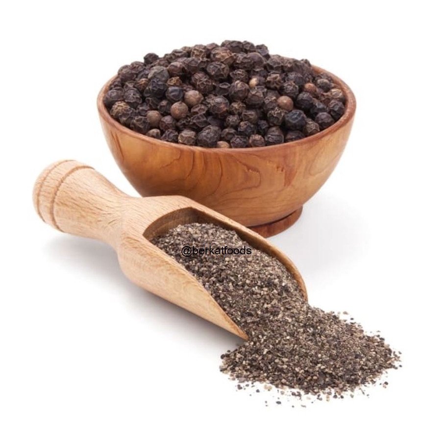 

Black Pepper Crushed Coarse / Lada Hitam Merica Giling Kasar Grounded
