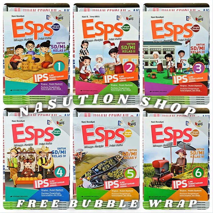 

BUKU ESPS IPS KELAS 1 2 3 4 5 6 SD K13 REVISI ERLANGGA ORIGINAL