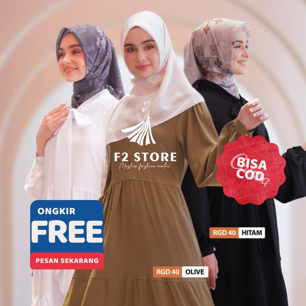 FASHION MUSLIM DRESS MUSLIM GAMIS RAUNA RGD 40