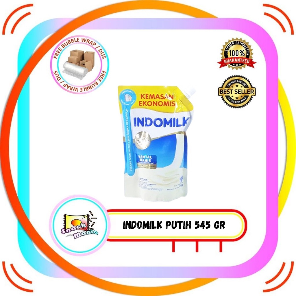 

Susu Indomilk Kental Manis Putih SKM 545 gr Pouch