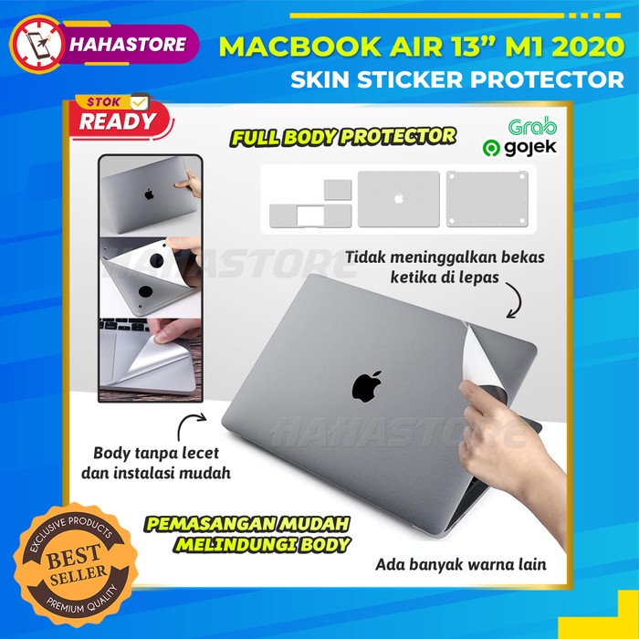 Skin Macbook Air 13 M1 2020 A2337 Cover Full Guard Skin Sticker Protector