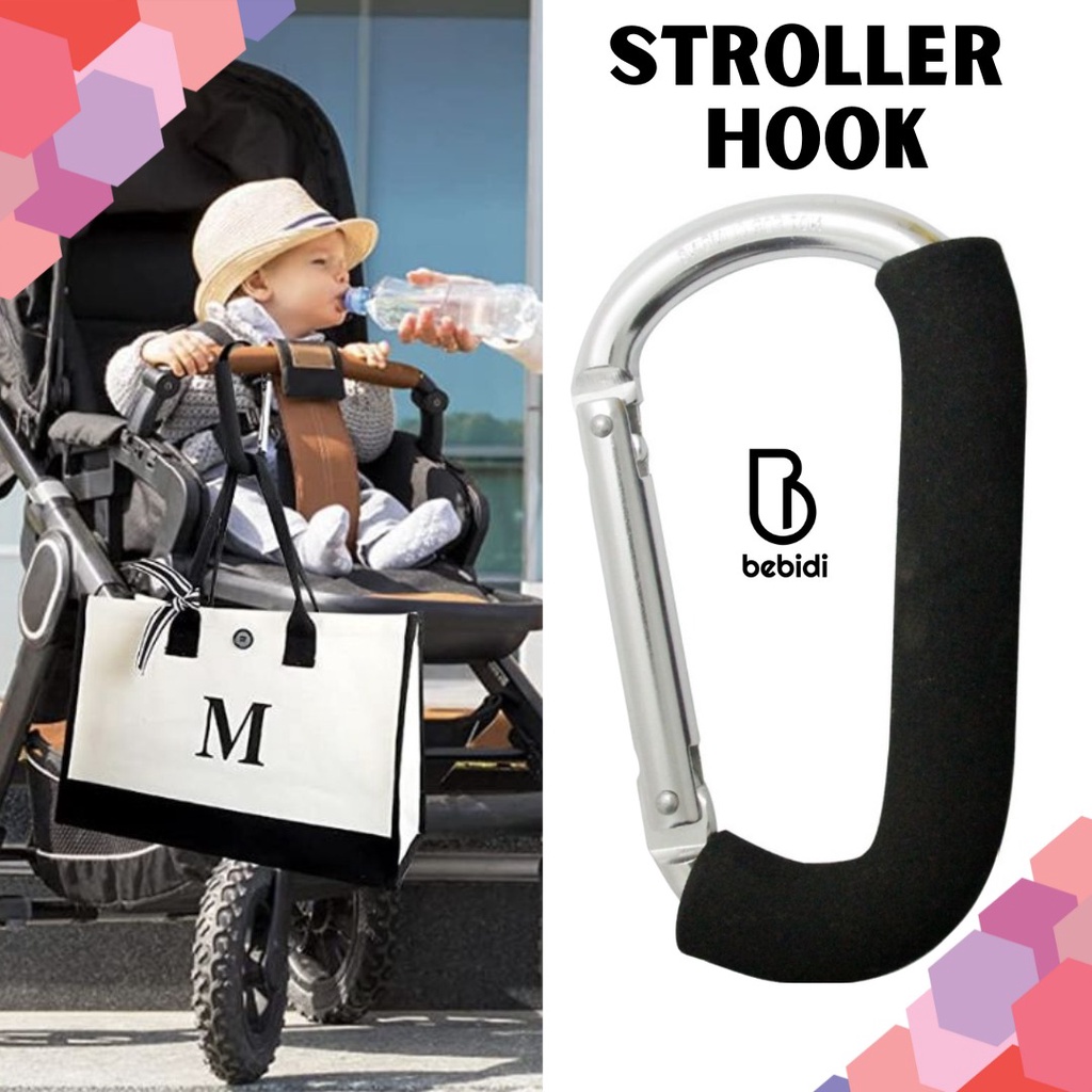 CANTOLAN STROLLER Pengait Kerata Dorong Bayi Bisa Untuk Tas Bayi Tas belanja stroller hook