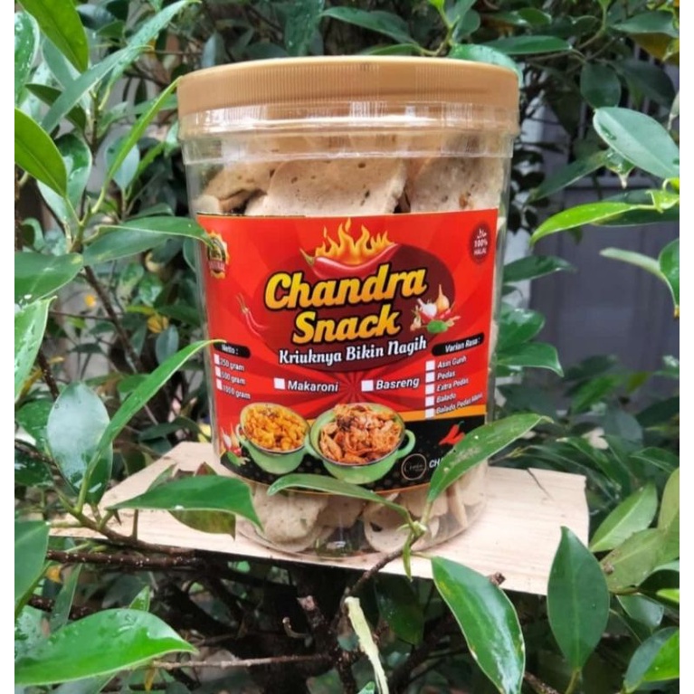 

BASRENGkripik Asin gurih daun jeruk kemasan toples 200grm