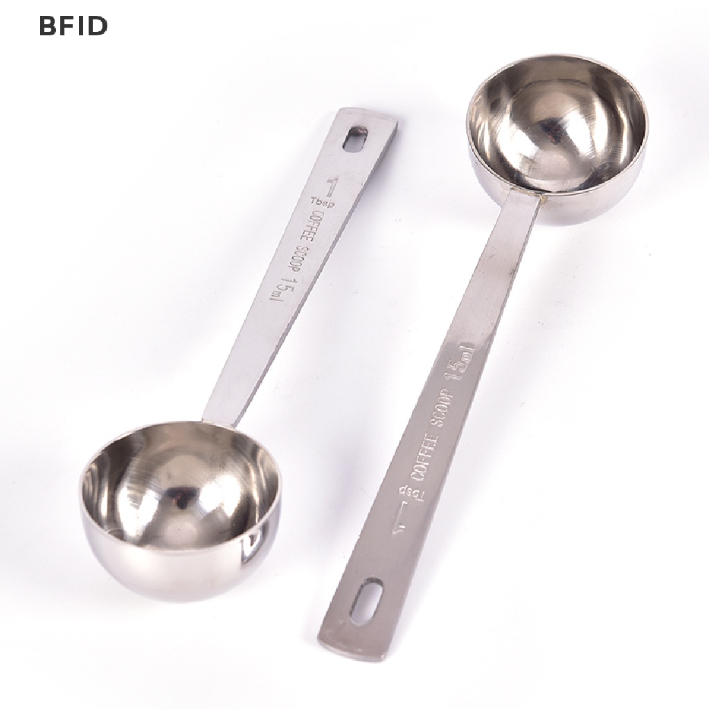 [BFID] Sendok Takar Kopi Sendok Makan Stainless Steel Scoop Coffee Tea Baking Sugar [ID]