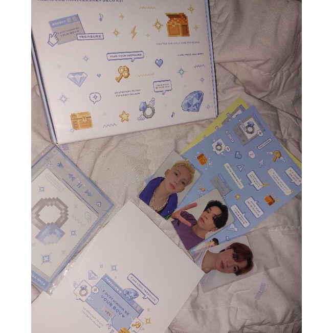 treasure deco kit hyunsuk asahi doyoung sticky note box stiker