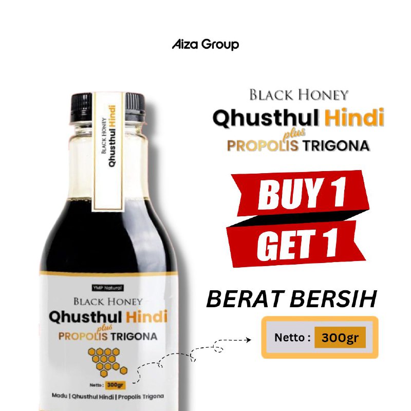 Black Honey Qhusthul Hindi Plus Propolis Trigona Madu Hitam Pahit Kesehatan Qusthul Hindi