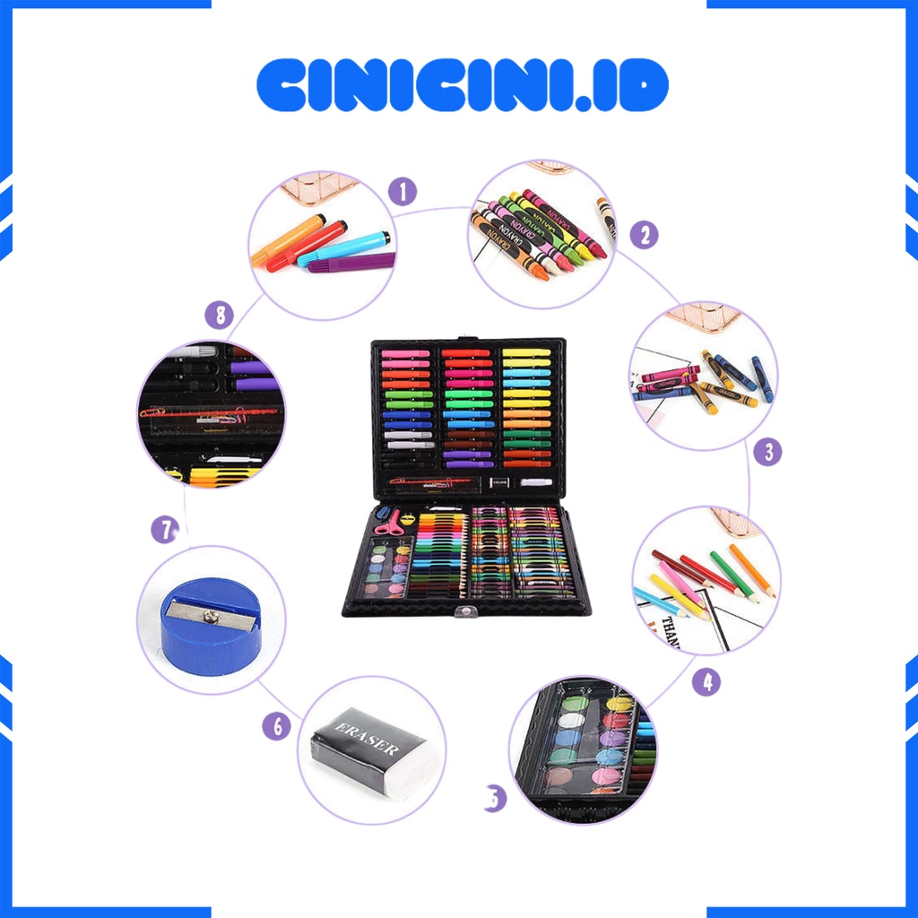 [ Cinicini ] Crayon Art SET Pensil Warna Crayon SET [ 150 ]