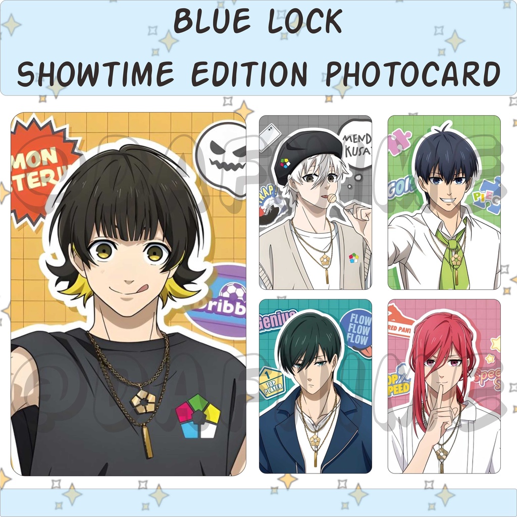 BLUE LOCK SHOWTIME EDITION PHOTOCARD ANIME