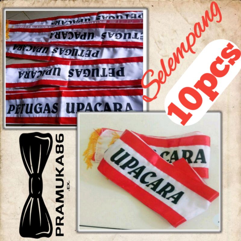 (10pcs) Selempang Petugas Upacara - Slempang Upacara