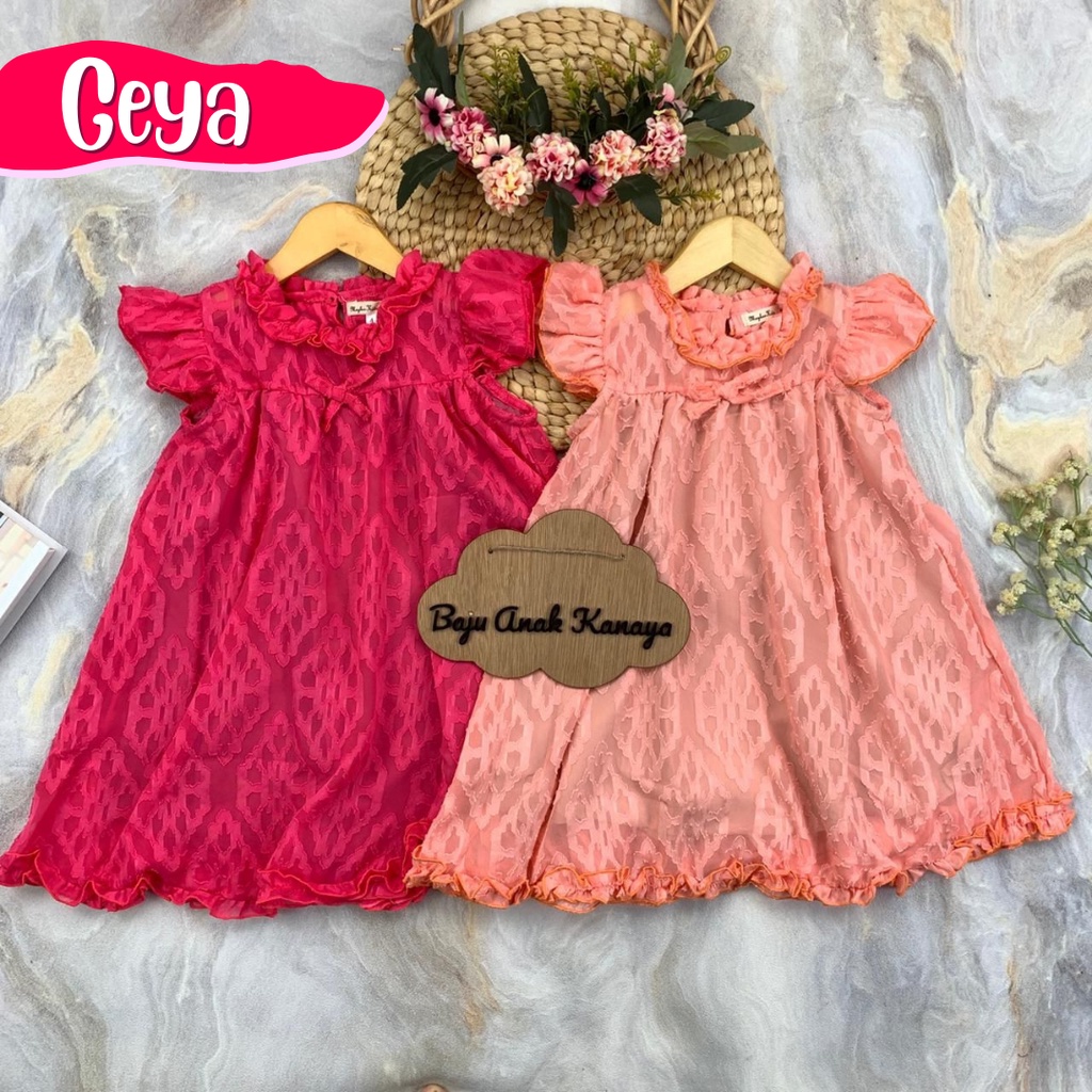 2-5TH DRESS ANAK PEREMPUAN GEYA GAUN PESTA ANAK PEREMPUAN Versi 1