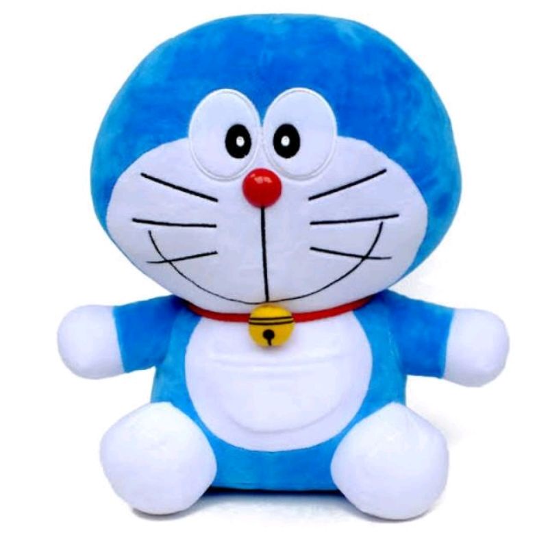 0BONEKA DORAEMON UKURAN SEDANG/BONEKA DORA EMON/BONEKA/MAINAN/KADO