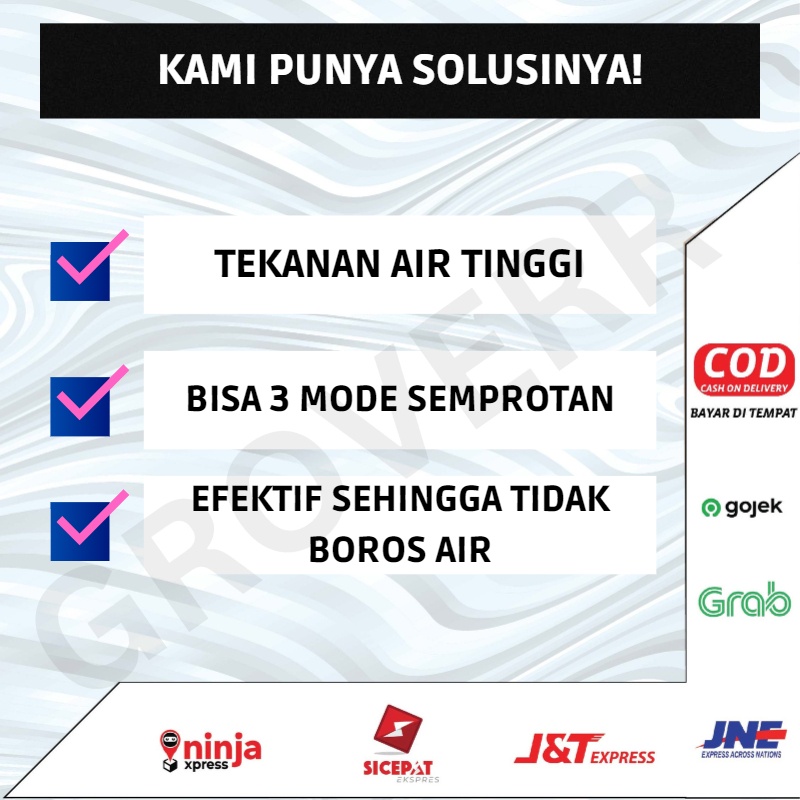Nozzle Nozle Nozzel Nozel Nosel Sprayer Spray Kabut Magic Spray Water Jet Kepala Sambungan Selang Semprotan Air Kuningan Lurus Tekanan Tinggi Cuci Steam Motor Mobil Tanaman Taman