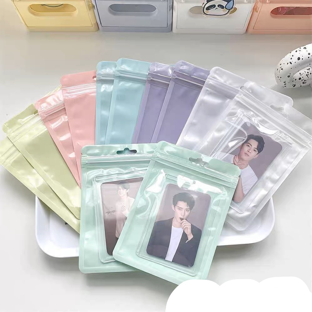 

[HARU] Pastel Colour Photocard Ziplock Packing | Kantong Plastik Kemasan Photocard Warna Macaron