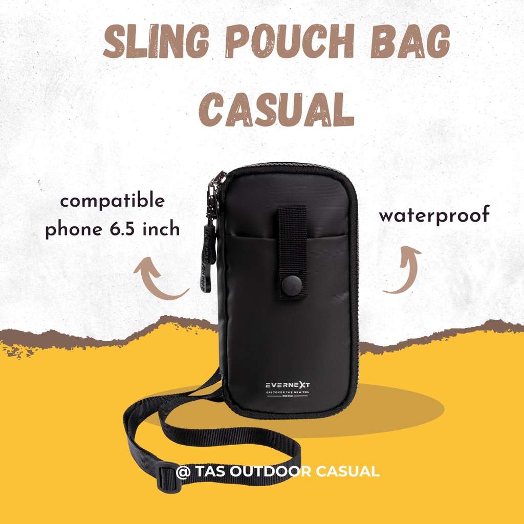TAS HP HANDPHONE FASHION PRIA WATERPROOF DISTRO ORIGINAL TAS DOMPET ANTI AIR TAS LEHER SIMPEL AESTHE
