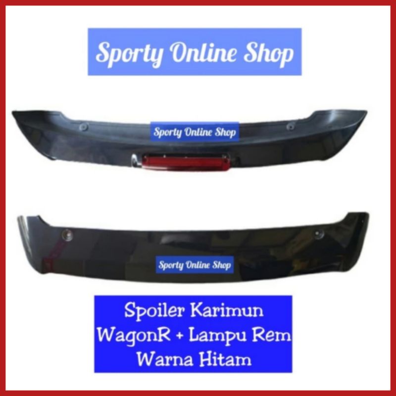 Spoiler Sayap Mobil Karimun Wagon + Lampu Rem