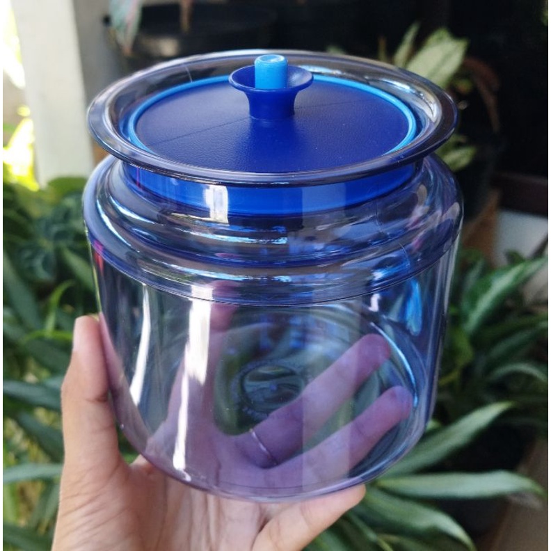 BIG SALE  COUNTERPART BIRU MALAYSIA 900 ML (1) TOPLES KUE LEBARAN MEWAH PREMIUM KUALITAS TUPPERWARE 