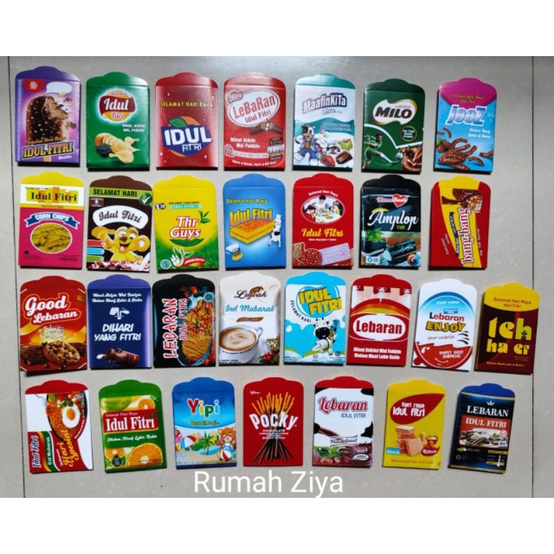 

Amplop Lebaran Motif Snack 1 pack isi 10 pcs