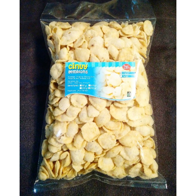 

Gemblong Mini Original 500g / Ketempling / Kecimpring / Snack / Keripik Gemblong