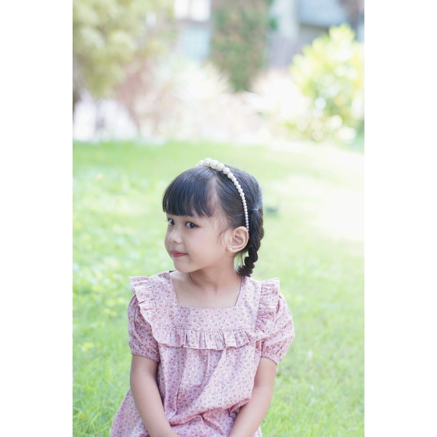 Mary Top 1-4 Tahun Blouse Ruffle Bunga Fashion Anak Perempuan CBKS SNB