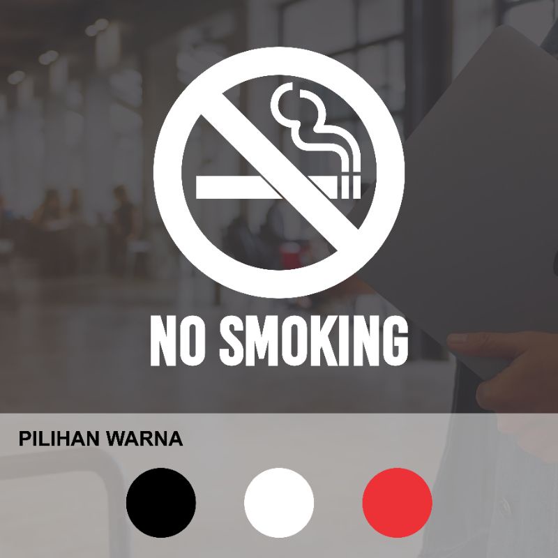 

sticker no smoking