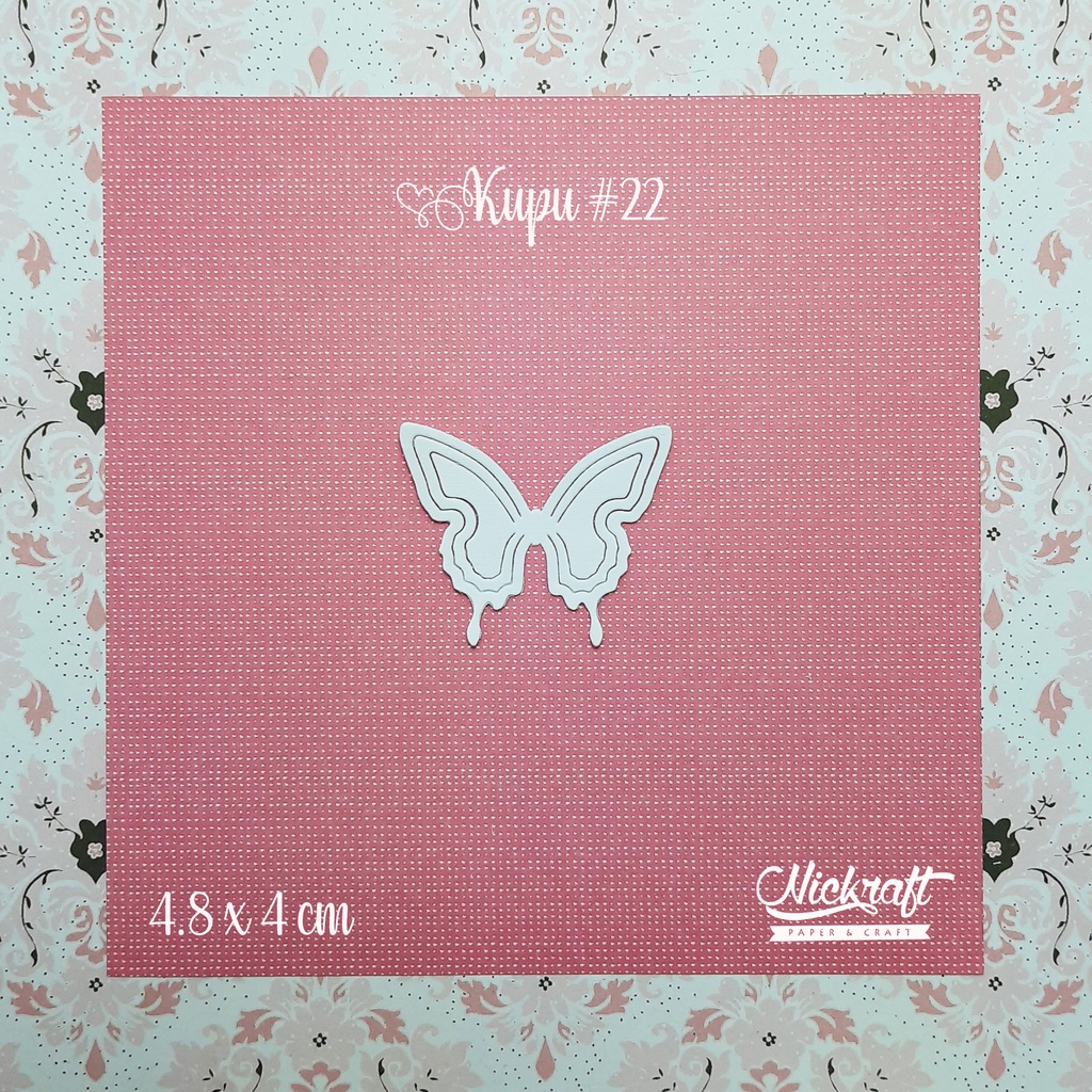 

KUPU #22 - Bahan Scrapbook Kupu Kertas Butterfly Butterflies