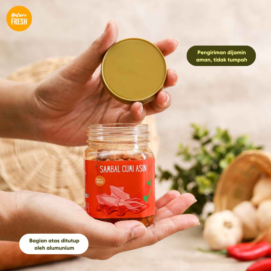 Sambal Bawang Terasi Cumi Sambal Ijo Nature Fresh Semua Rasa