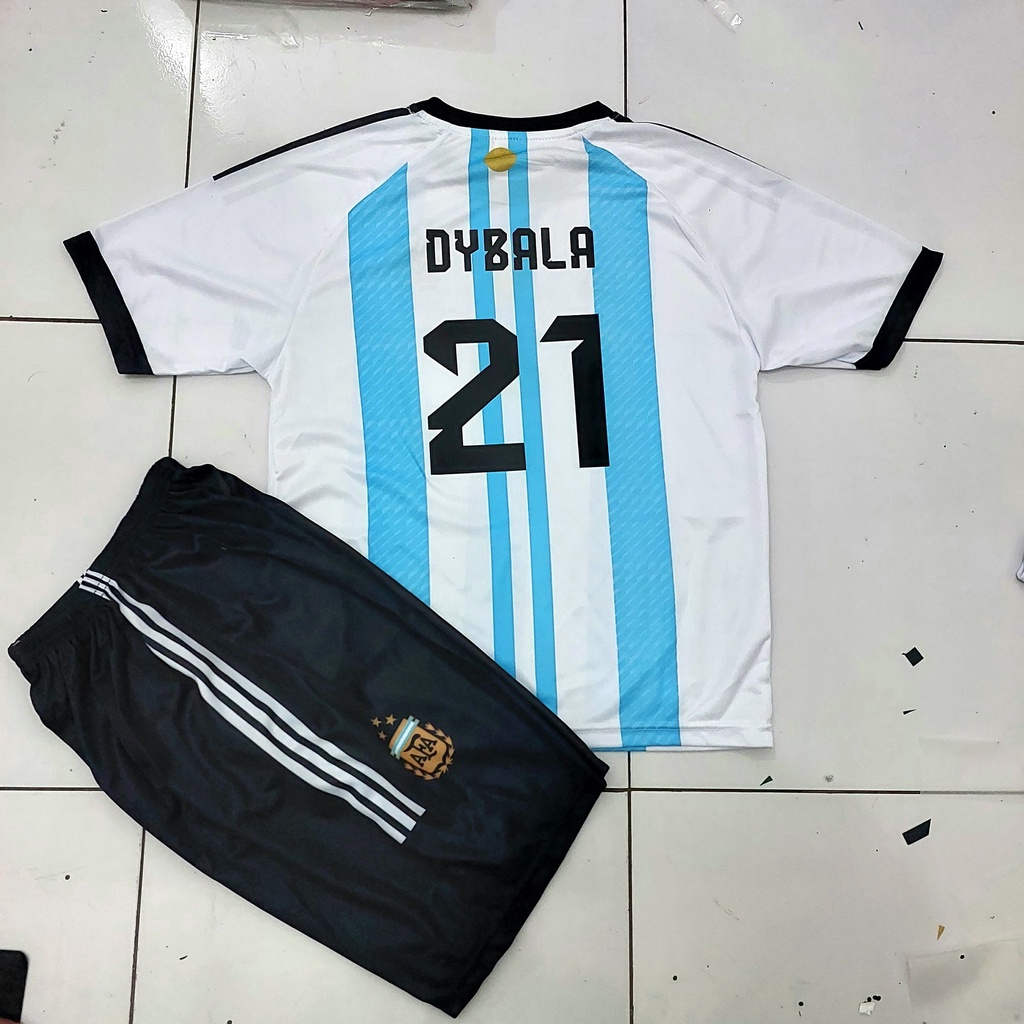 JERSEY ARGENTINA/SETELAN BAJU BOLA MESSI ARGENTINA USIA 2-12THN