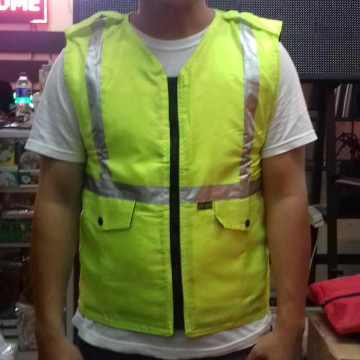 Rompi Rompi Parasut Hijau Stabilo