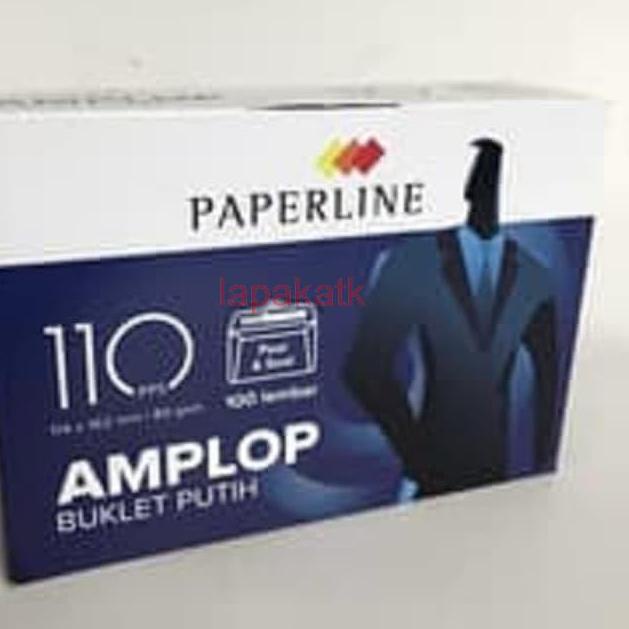 

12.12 PAPERLINE AMPLOP PUTIH 110 ISI 100 !!!