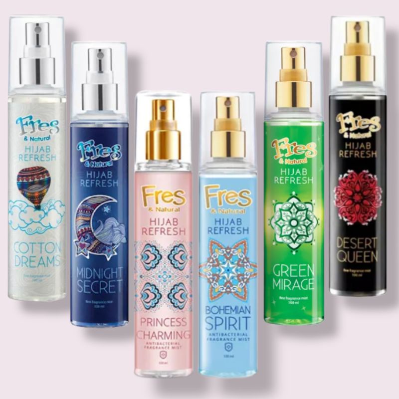 Jual PARFUM FRES & NATURAL SPRAY COLOGNE HIJAB REFRESH 100ML Shopee