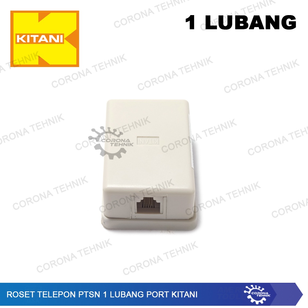 Port Kitani Roset Telepon PTSN 1 Lubang