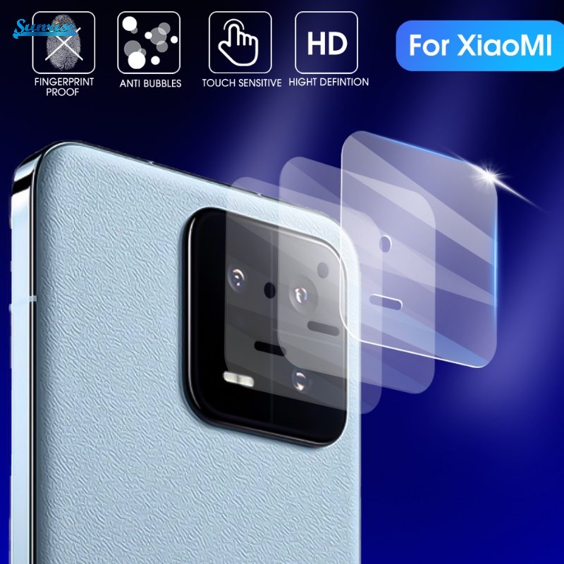 XIAOMI Full Cover HD Film Pelindung Kamera Belakang Tanpa Gelembung Pelindung Layar Lensa Tempered Glass Anti Gores Untuk Xiaomi13/13Pro