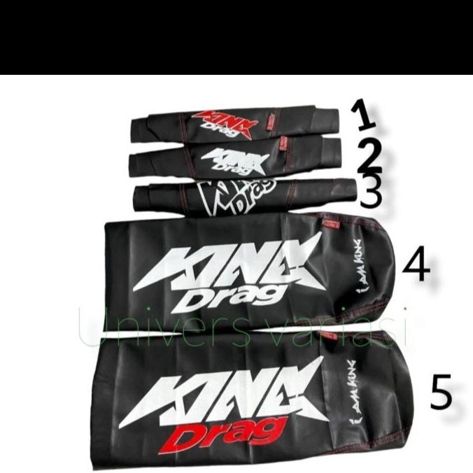 Kulit Jok King Drag Malaysia Sarung Cover Jok Motor Beat Mio Jupiter Z