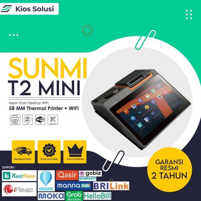 Mesin Kasir Android | POS | Sunmi T2 Mini Wifi NFC Printer Thermal