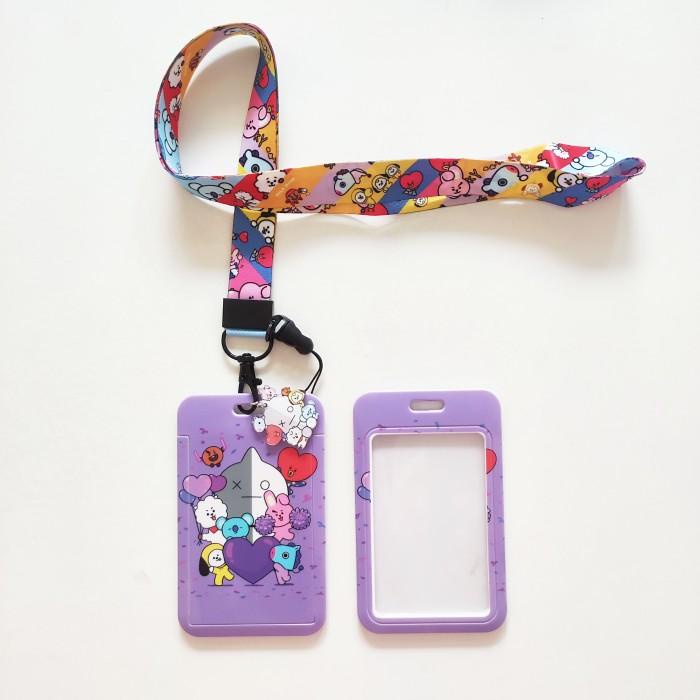 

ID Card Holder Name Tag Lanyard / Kalung Kartu BT21 Bts Kpop Lucu