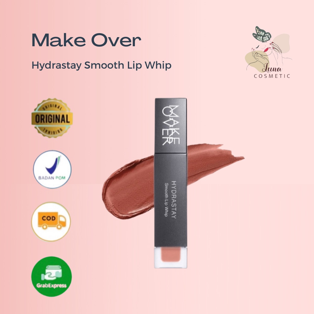 Make Over Hydrastay Smooth Lip Whip 6.5 g - Lip Cream Hydra Smooth Finish