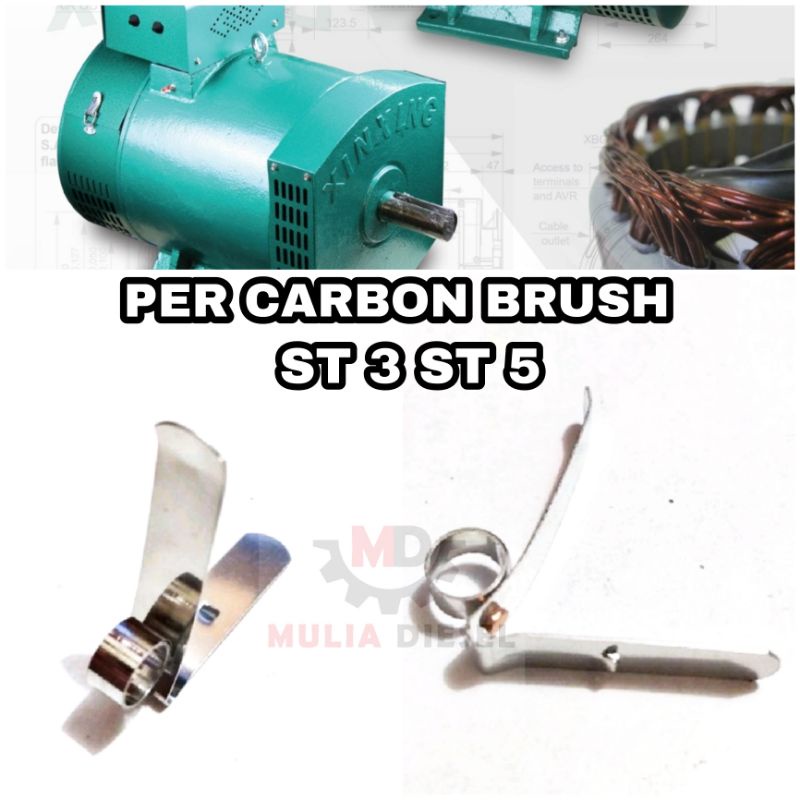 Per Pen Jepit Arang Kol Carbon Brush Holder Dinamo Listrik ST3 3000 kva