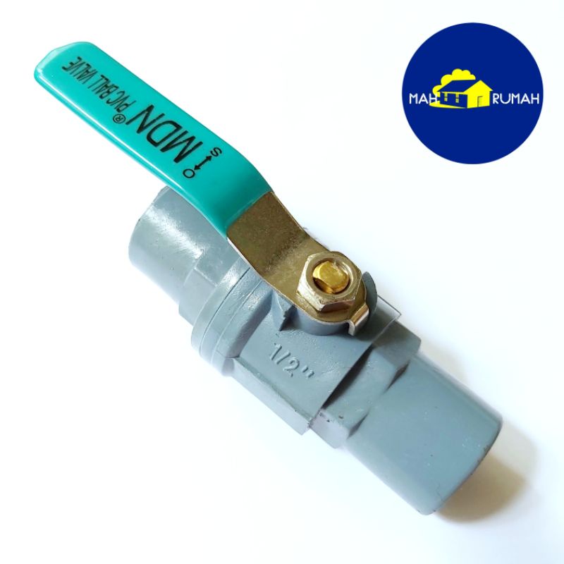 Ball Valve Stop Kran Keran GAGANG BESI STAINLESS - MDN 1/2&quot; 1/2in