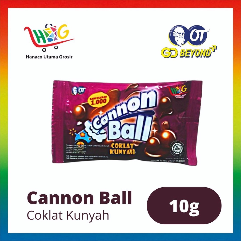 

Cannon Ball / Canon Ball Coklat 10gr (1.000an) HARGA ECER/PER PCS